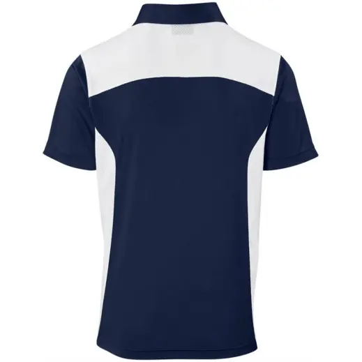 Mens Glendower Golf Shirt Navy Back
